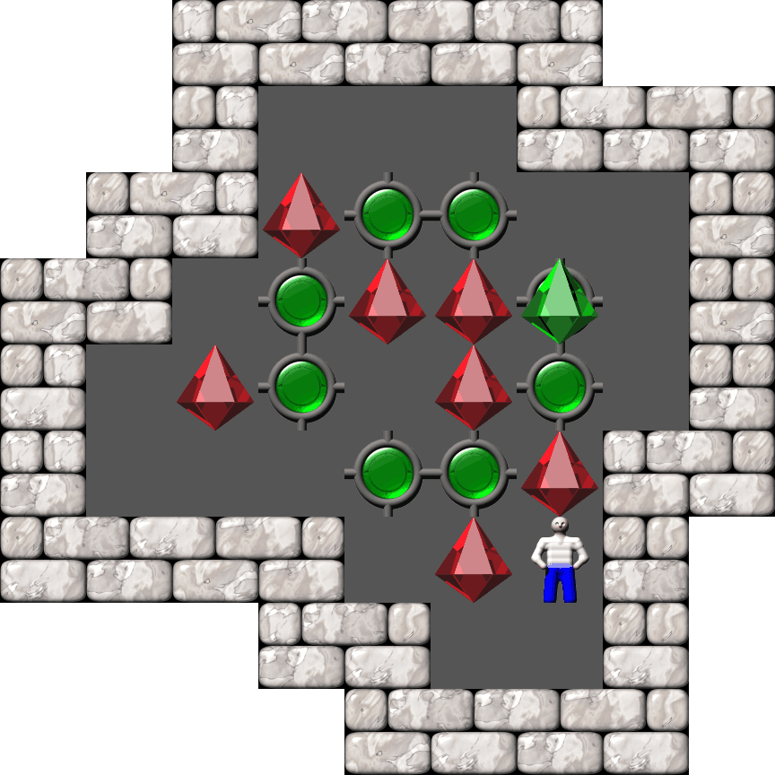 Sokoban Square Dance level 11